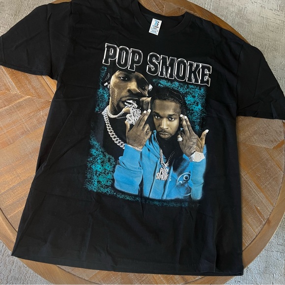 TeeStyled Other - Pop Smoke‎ Graphic Black T-Shirt